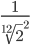  \frac{1}{\sqrt[12]{2}^{2}} 