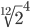 \sqrt[12]{2}^{4} 