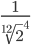  \frac{1}{\sqrt[12]{2}^{4}} 